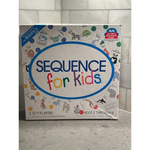 Sequence For Kids Board Game By Jax Ages 3 to 6 - Instructions are NOT Included - Picture 16 of 16